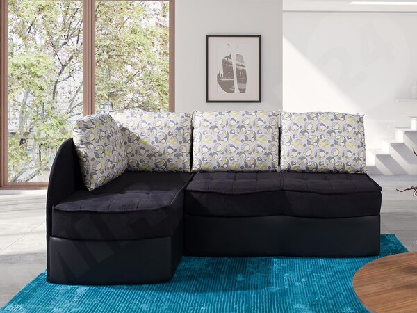 Mirjan24 Rohová sedacia súprava Hokus, Dostupné poťahy: Soft 011 + Alcala 14 + Neptun 02, Strana: pravá 5902928669800