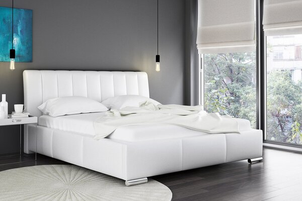 Mirjan24 Posteľ Mayoro, Rozmer postele: 140x200, Dostupné poťahy: ekokoža Soft 011 (čierna) 5902928362770