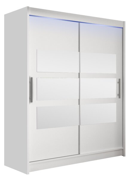 Mirjan24 Skriňa Presto VII, Farby: kašmír, Osvetlenie: osvetlenie LED RGB - farebné 5903211404993