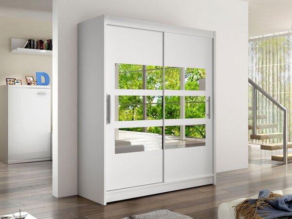 Mirjan24 Skriňa Presto VII, Farby: kašmír, Osvetlenie: osvetlenie LED RGB - farebné 5903211404993