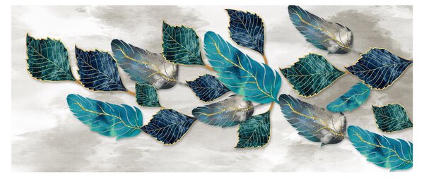 Obraz - Ilustrácie peria (120x50 cm)