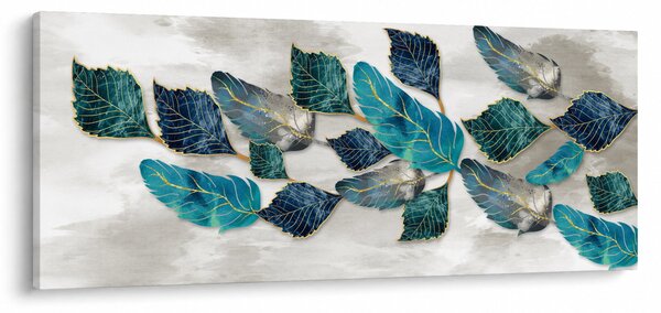 Obraz - Ilustrácie peria (120x50 cm)