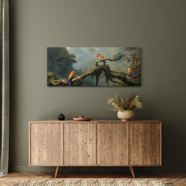 Obraz - Tropický les (120x50 cm)