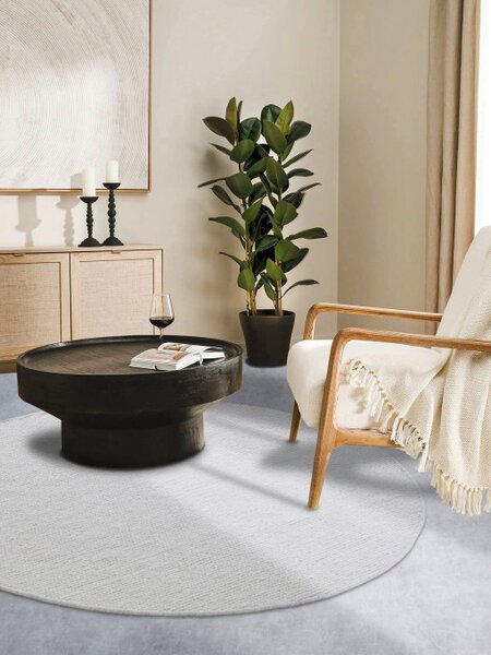 Koberec Villeroy & Boch Kollektion 1748 Francois naturálny / biely kruh