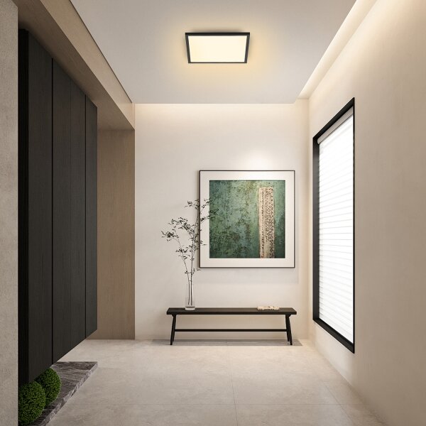 Brilagi - LED Stropné svietidlo SLIMFRAME LED/25W/230V 30x30 cm čierna