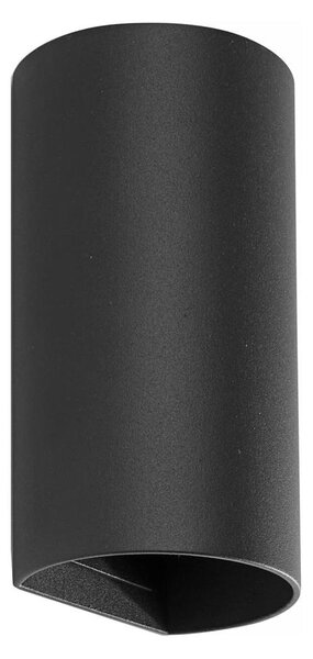 FARO 40539 - Nástenné svietidlo SOLE 2xGU10/8W/230V čierna zaokrúhlený