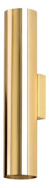 Sollux SL.1202 - Nástenné svietidlo LAGOS 2xGU10/10W/230V zlatá