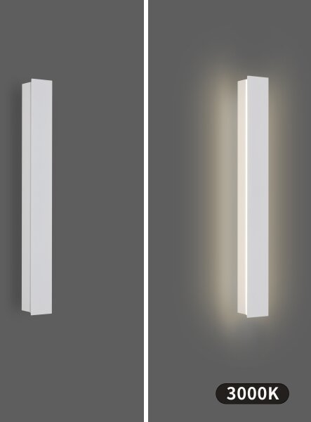 Brilagi - Vonkajšie nástenné LED svietidlo LINEAR LED/12W/230V 3000K IP65 50 cm biela CRI 90