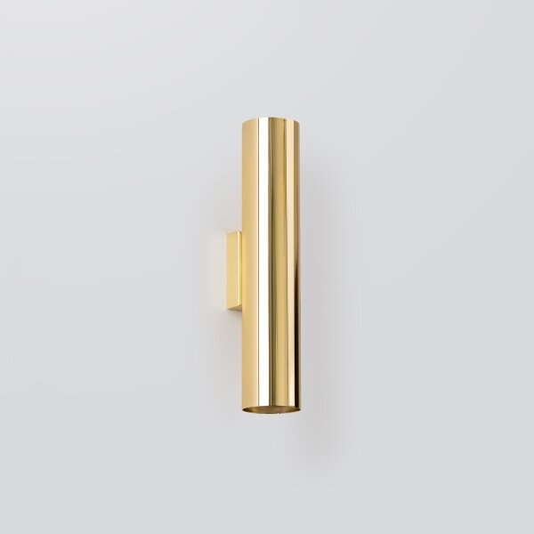 Sollux SL.1202 - Nástenné svietidlo LAGOS 2xGU10/10W/230V zlatá
