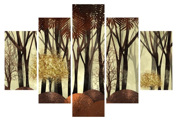 Obraz - Dekoratívne les (150x105 cm)