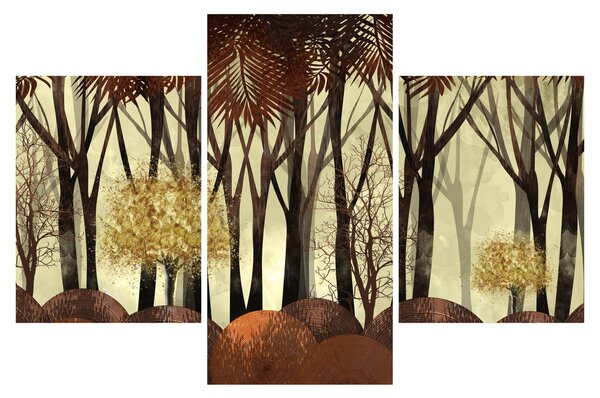 Obraz - Dekoratívne les (90x60 cm)