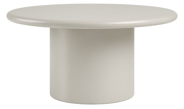 Krémový okrúhly konferenčný stolík ø 80 cm Nagano – House Nordic