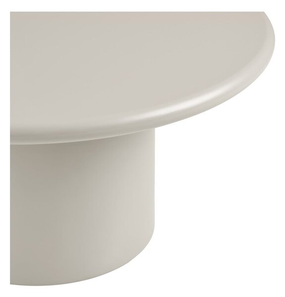 Krémový okrúhly konferenčný stolík ø 80 cm Nagano – House Nordic