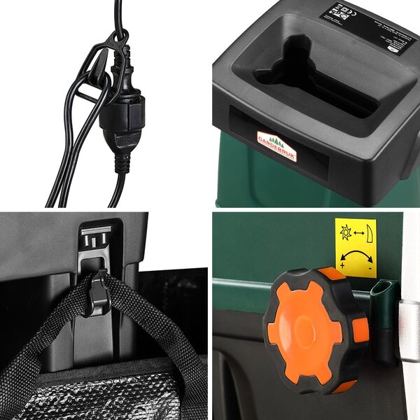 Elektrický záhradný drvič 2800 W