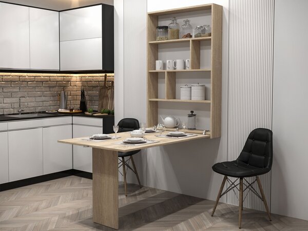 Mirjan24 Moderný nástenný stôl Eden, Farby: kašmír 5903211464393