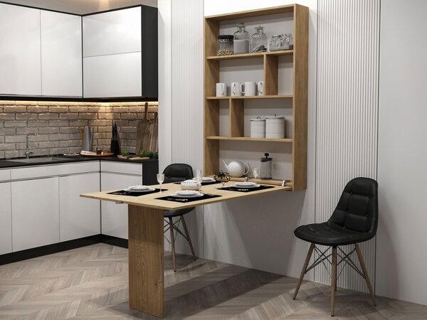 Mirjan24 Moderný nástenný stôl Eden, Farby: kašmír 5903211464393