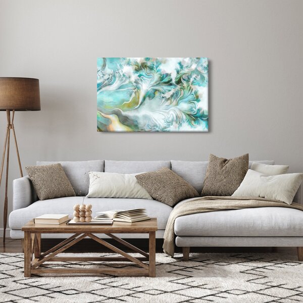 Obraz - Maľba abstraktných vzorov (90x60 cm)