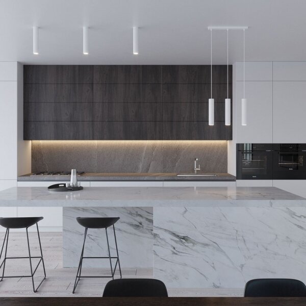 Sollux SL.0435 - Bodové svietidlo LAGOS 1xGU10/10W/230V biela