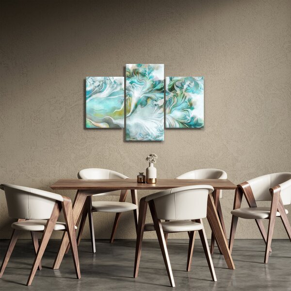 Obraz - Maľba abstraktných vzorov (90x60 cm)