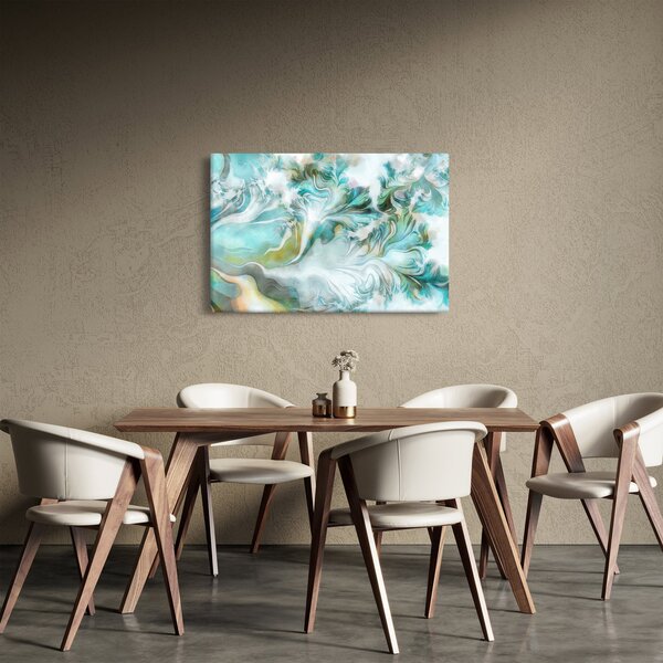 Obraz - Maľba abstraktných vzorov (90x60 cm)