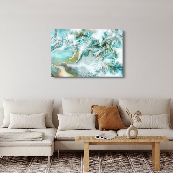 Obraz - Maľba abstraktných vzorov (90x60 cm)