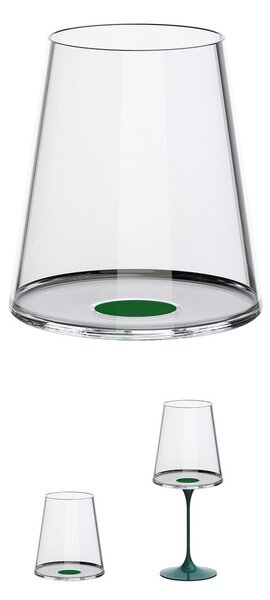 Poháre na červené víno Trebonn SplitGlass, 2 ks Barva: Červená