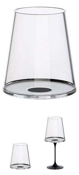 Poháre na červené víno Trebonn SplitGlass, 2 ks Barva: Červená