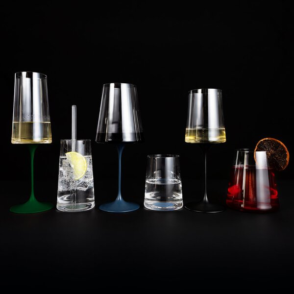 Sada 2 pohárov na červené víno + 2 stopiek Trebonn SplitGlass Barva: Modrá