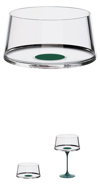 Poháre na šampanské Trebonn SplitGlass, 2 ks Barva: Modrá
