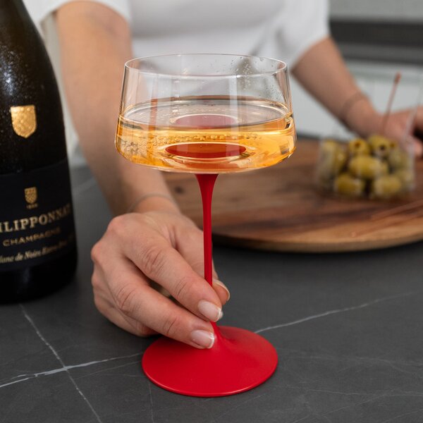Poháre na šampanské Trebonn SplitGlass, 2 ks Barva: Modrá