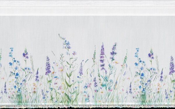 KRÁTKA ZÁCLONA NA PÁSKE MEADOW 150X40 CM KVETY