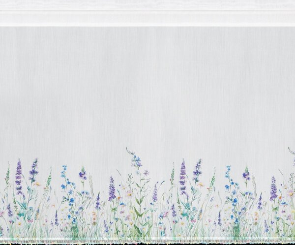 KRÁTKA ZÁCLONA NA PÁSKE MEADOW 150X70 CM KVETY