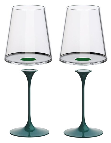 Sada 2 pohárov na červené víno + 2 stopiek Trebonn SplitGlass Barva: Modrá