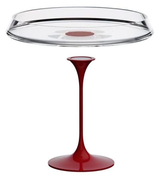 Sada servírovací tanier + stopka Trebonn SplitGlass Barva: Čierna