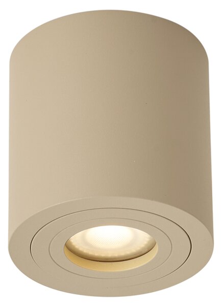 Moderné stropné bodové svietidlo Taupe GU10 50mm IP44 - Capa