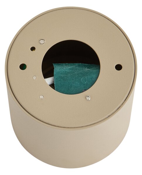 Moderné stropné bodové svietidlo Taupe GU10 50mm IP44 - Capa
