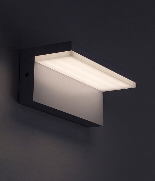 Rabalux 77093 - LED Vonkajšie nástenné svietidlo ZARAGOZA LED/10W/230V IP54 biela
