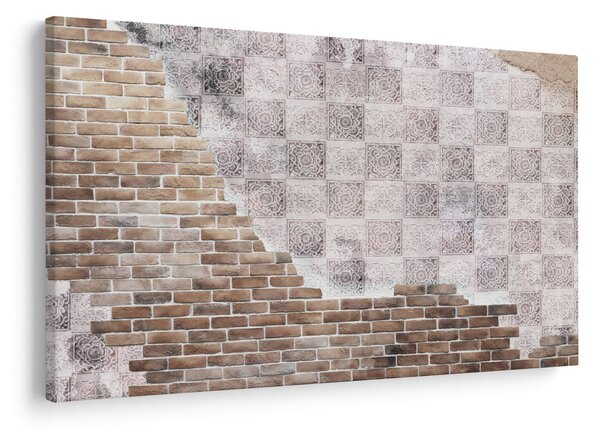 Obraz - Tehlový múr (90x60 cm)