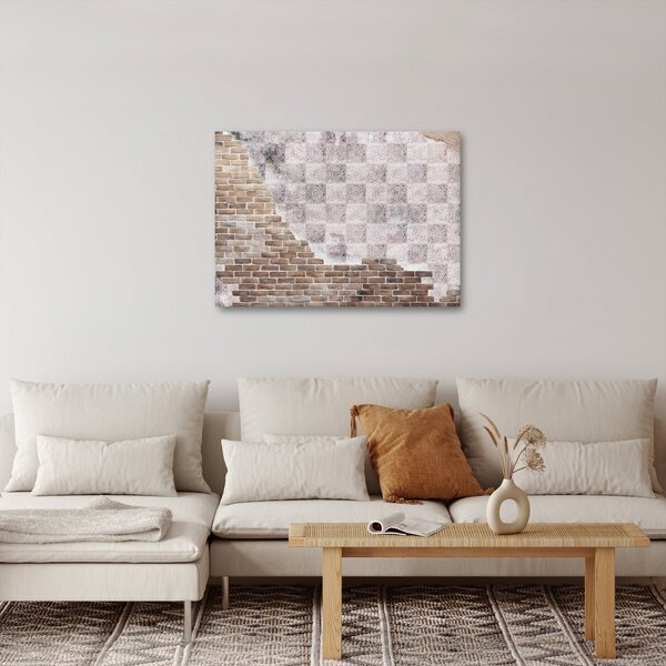 Obraz - Tehlový múr (70x50 cm)