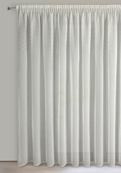 ZÁCLONA NA PÁSKE KLEO 350X270 CM BIELA