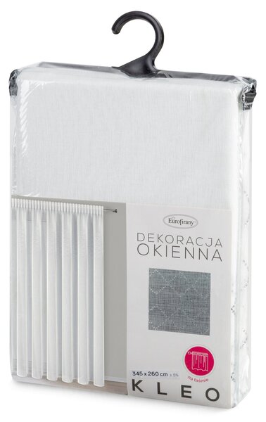 ZÁCLONA NA PÁSKE KLEO 350X270 CM BIELA