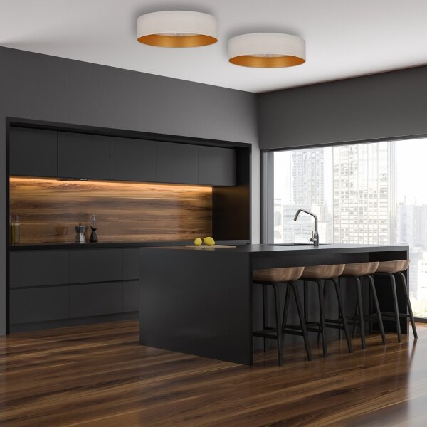 Brilagi - LED Stropné svietidlo VELVET STAR LED/24W/230V pr. 40 cm krémová/zlatá