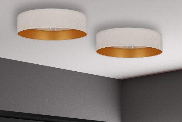 Brilagi - LED Stropné svietidlo VELVET STAR LED/24W/230V pr. 40 cm krémová/zlatá