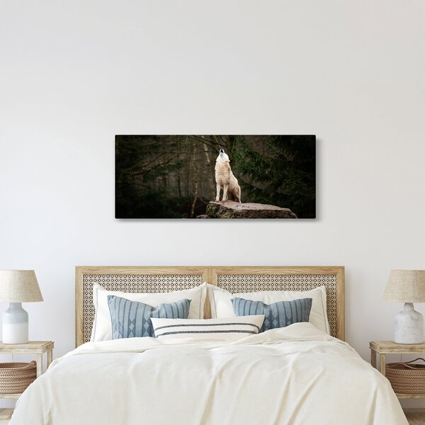 Obraz - Vytie vlka (120x50 cm)