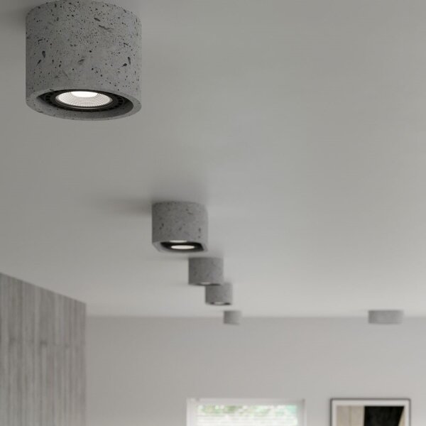 Stropné svietidlo BASIC AR111 1xGU10/40W/230V betón