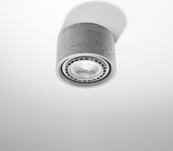 Stropné svietidlo BASIC AR111 1xGU10/40W/230V betón