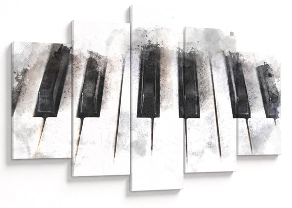 Obraz - Piano, aquarel (150x105 cm)