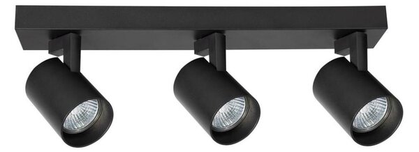 Bodové svietidlo VOLF 3xGU10/10W/230V čierna