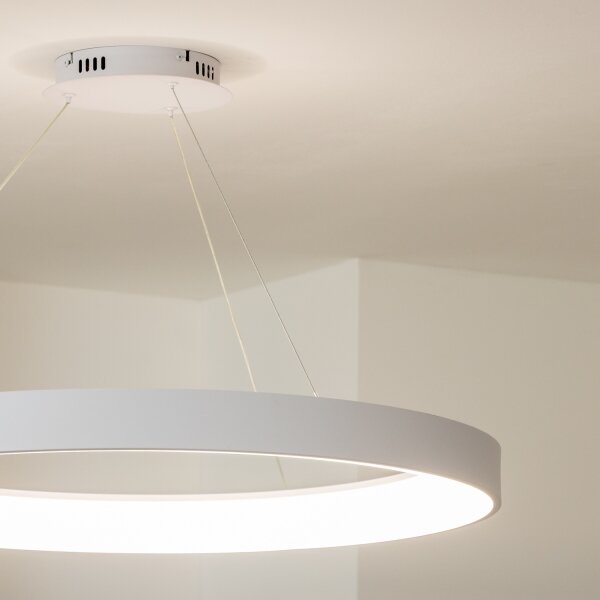 Brilagi - LED stmievateľný luster FALCON II LED/108W/230V 3000-6500K pr. 80 cm biela + diaľkové ovládanie