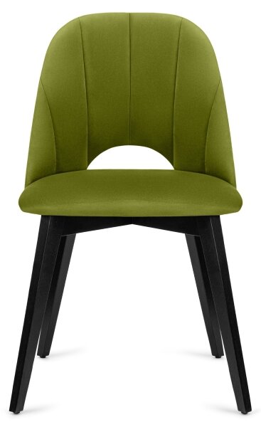 Jedálenská stolička BOVIO 86x48 cm svetlozelená/buk